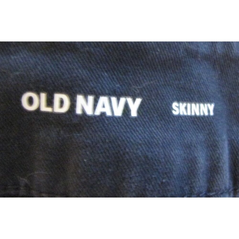 Old Navy 12 Tall Navy Blue Skinny Chino's Pants Stretch - Picture 3 of 4